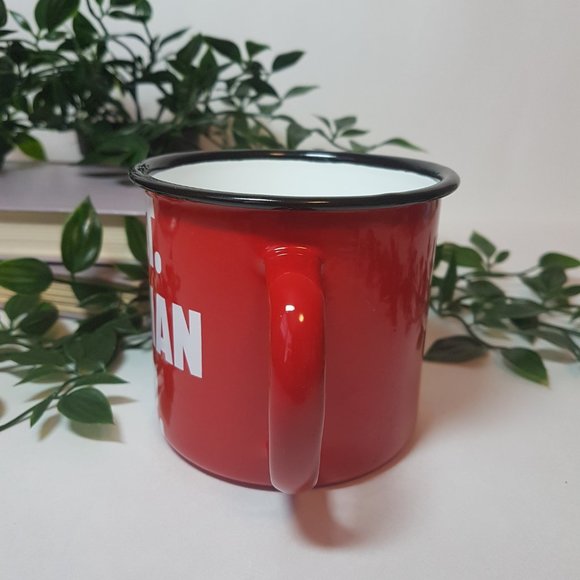 Koppers Best Canadian Ever Mug Teacup Camping Tin Cup Canada Red White - Picture 3 of 10